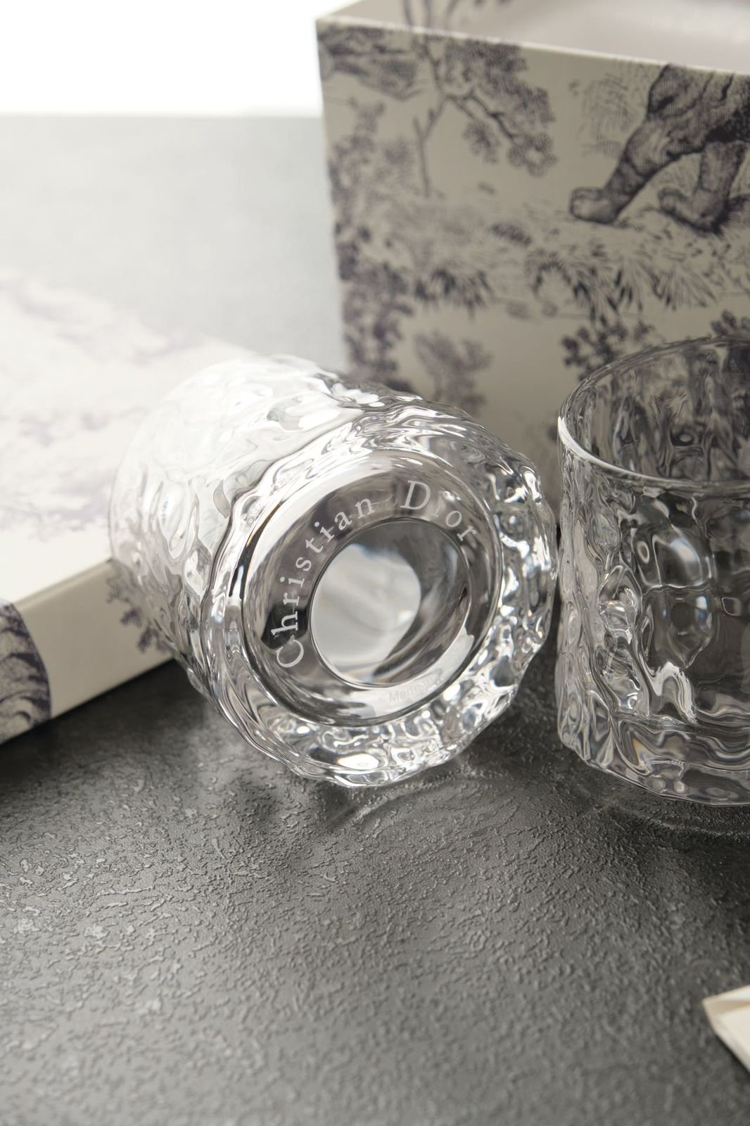 set of six transparent water glasses - Image 5 of 5